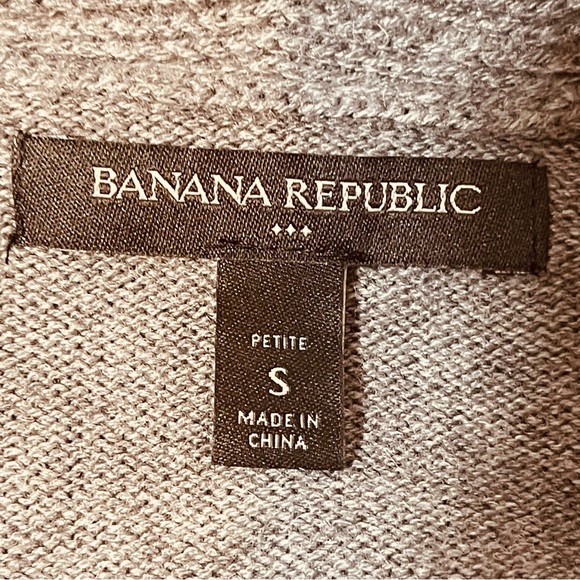 Banana Republic Brown Open Front Cardigan Sweater - Picture 4 of 5